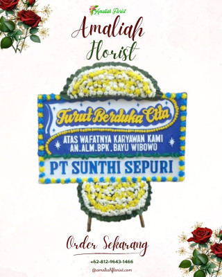 Papan Bunga Duka di Rawa Badak Selatan