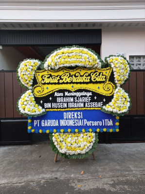 Papan Bunga Duka di Rawa Badak Selatan