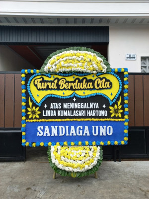 Papan Bunga Duka di Rawa Badak Selatan